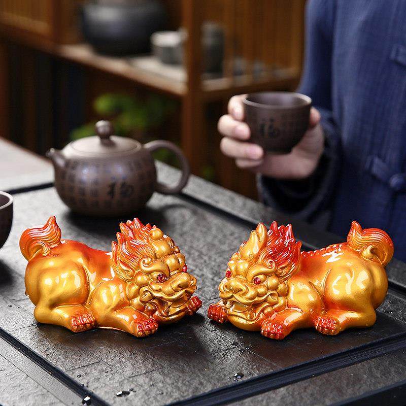变色貔貅茶宠可养茶玩茶桌茶台装饰品摆件招财茶宠物精品茶具配件,餐饮具,茶宠摆件,淘宝优惠券,粉丝福利购,淘宝优惠卷