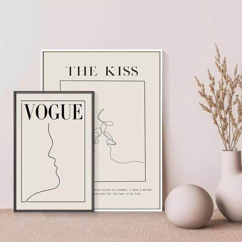 ins风几何线条图案北欧风装饰画 复古抽象挂画桌面相框画摆件拍照,家居饰品,现代装饰画,淘宝优惠券,粉丝福利购,淘宝优惠卷