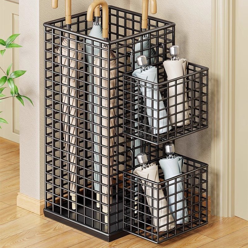 雨伞收纳架家用门口装伞桶入户门伞收纳大容量商用伞架放伞置物架