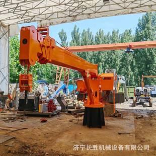 卸用船吊直臂固定式 12吨港口装 吊机5吨渔船甲板克令吊