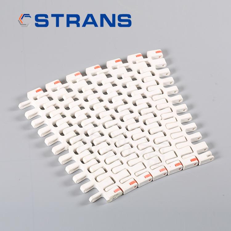 S4600平格转弯网带POM侧弯网带塑料模块网带传输网带输送网链