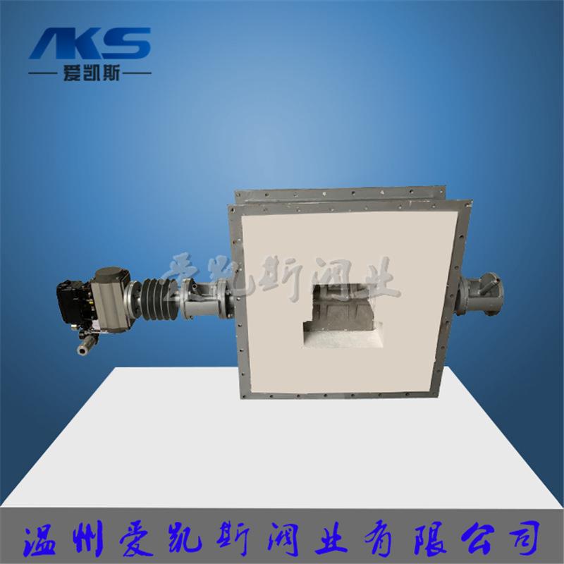 爱凯斯阀业-RTO内衬陶瓷纤维模块高温阀RTO高温蝶阀耐温1200℃