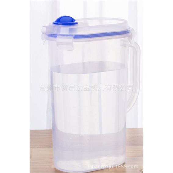 耐热大容量塑料家用冷水壶凉水杯高密封果汁壶扎壶茶壶塑料模具