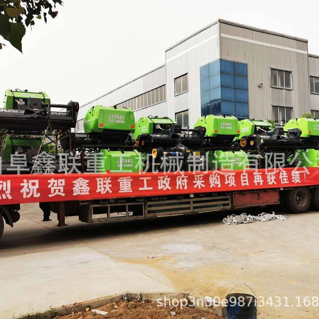 小型打捆机小麦秸秆打捆机现货粉碎型圆捆打捆机出口优惠