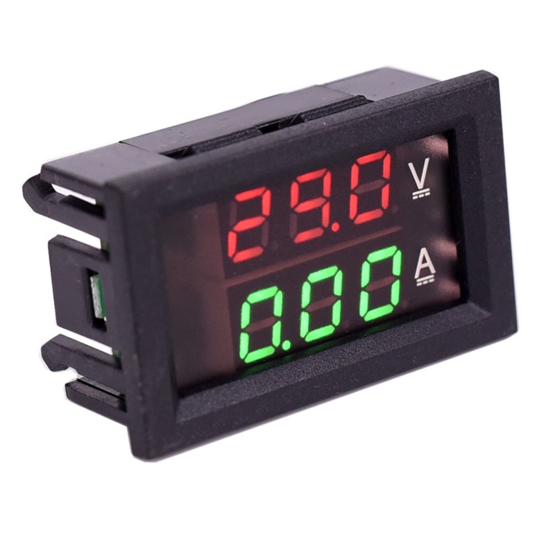 显直流电流电压仪表直测10小功率电池数字测量仪v8v0v72v*