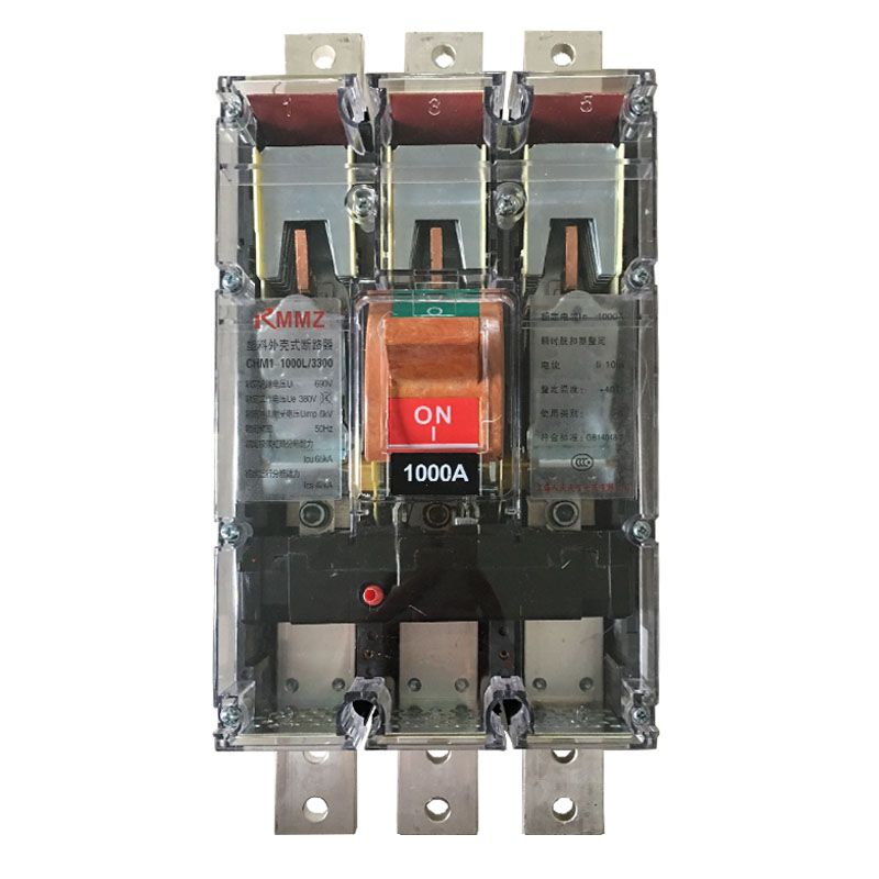 三相透明塑壳断路器CM1透明开关100A 250A 400A3P 4P三相四线空开