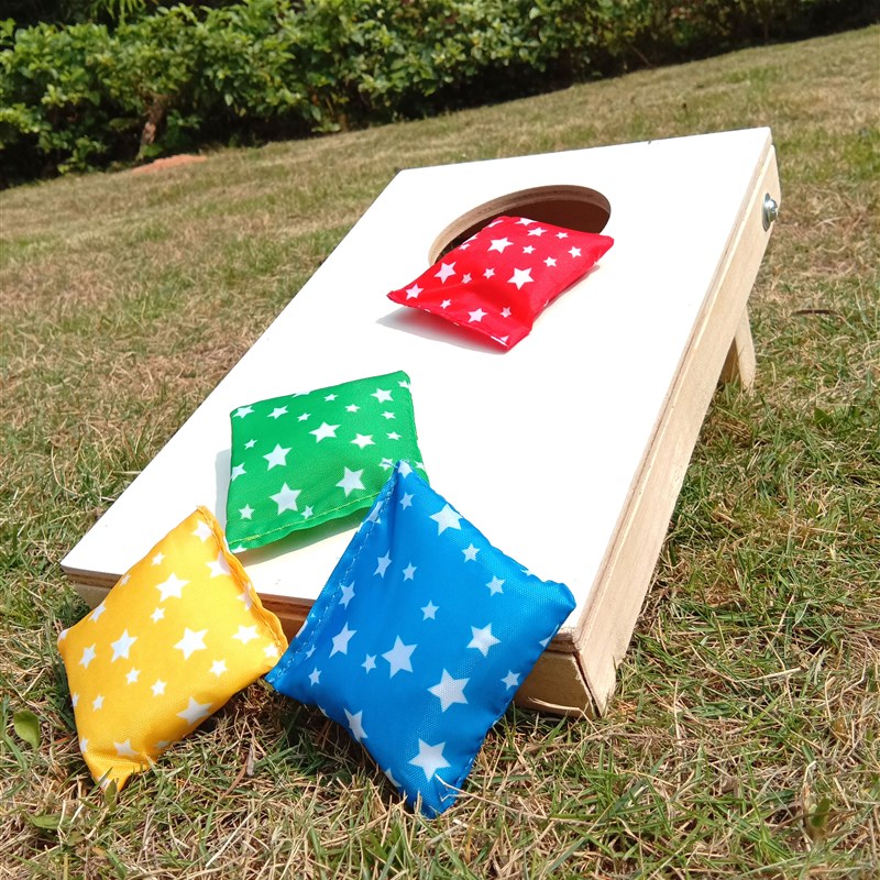 木制沙包投掷板 幼儿园游戏沙包板 室内外感统训练器材扔沙包