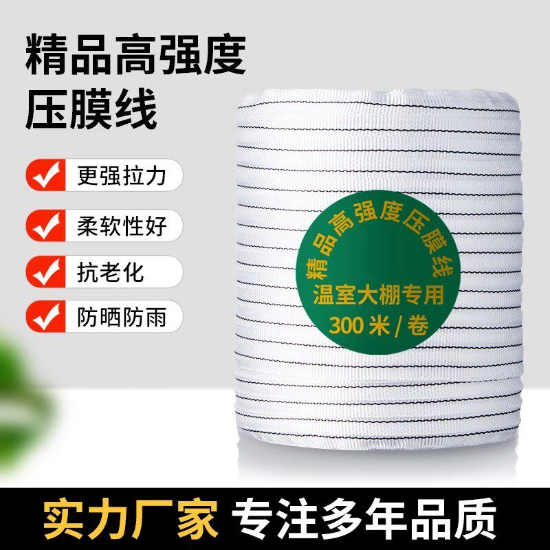 大棚压膜绳子加厚耐磨压膜线固定大全膜带防风绳抗老化图片