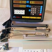 两尺一表装 铣床光栅尺车床电子尺 数显表光栅尺位移传感器