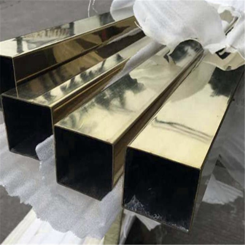 加工定制H63装饰黄铜方管管黄铜扁管黄铜门框黄铜装饰书架