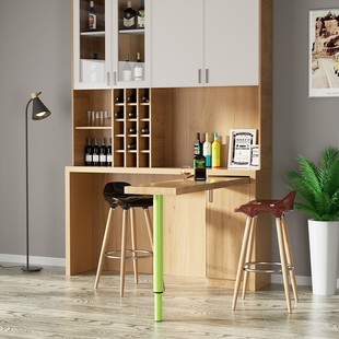 铁艺伸缩桌腿支架吧台脚圆形支撑独立柱橱柜脚调节升降固定桌脚