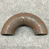 9度碳钢冲压弯头 无缝加长冲压弯头 焊接弯头