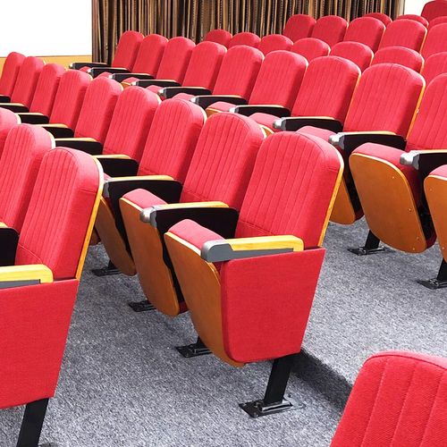 学校报告厅座椅实木电影院教堂椅阶梯教室桌椅剧场剧院礼堂椅椅