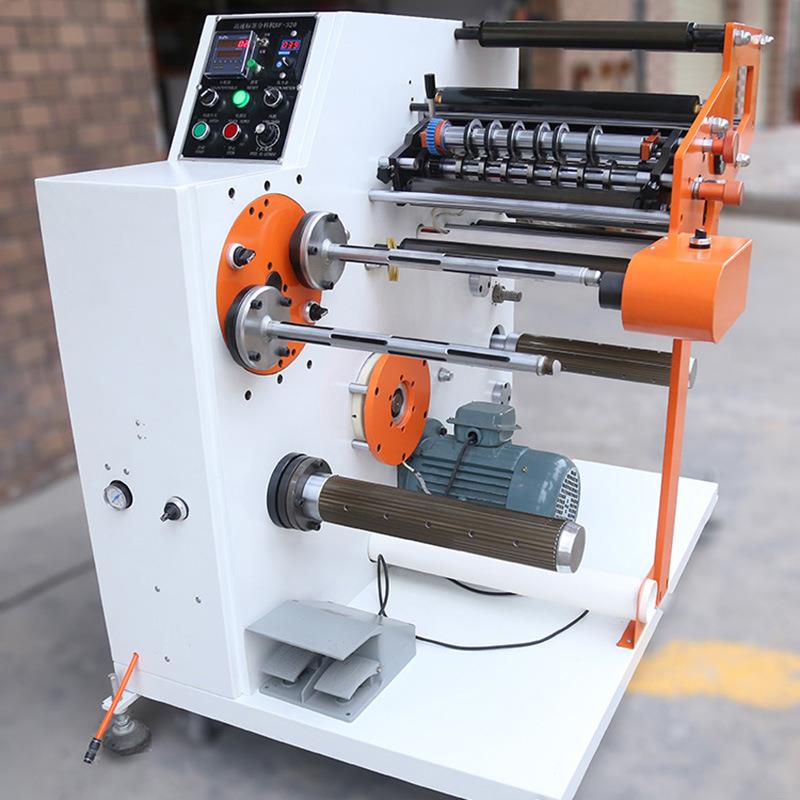 320高速翻转切换轴不干胶标签分切机分条机商标薄膜热敏纸分切机