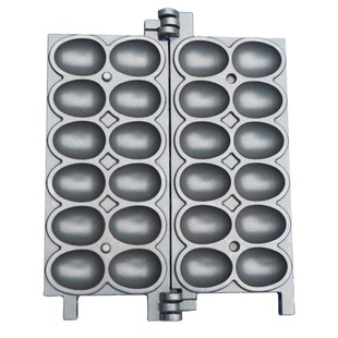 千麦笑脸鸡蛋仔模板烤板鲷鱼烧模具模板金币烤盘鸡蛋仔模具