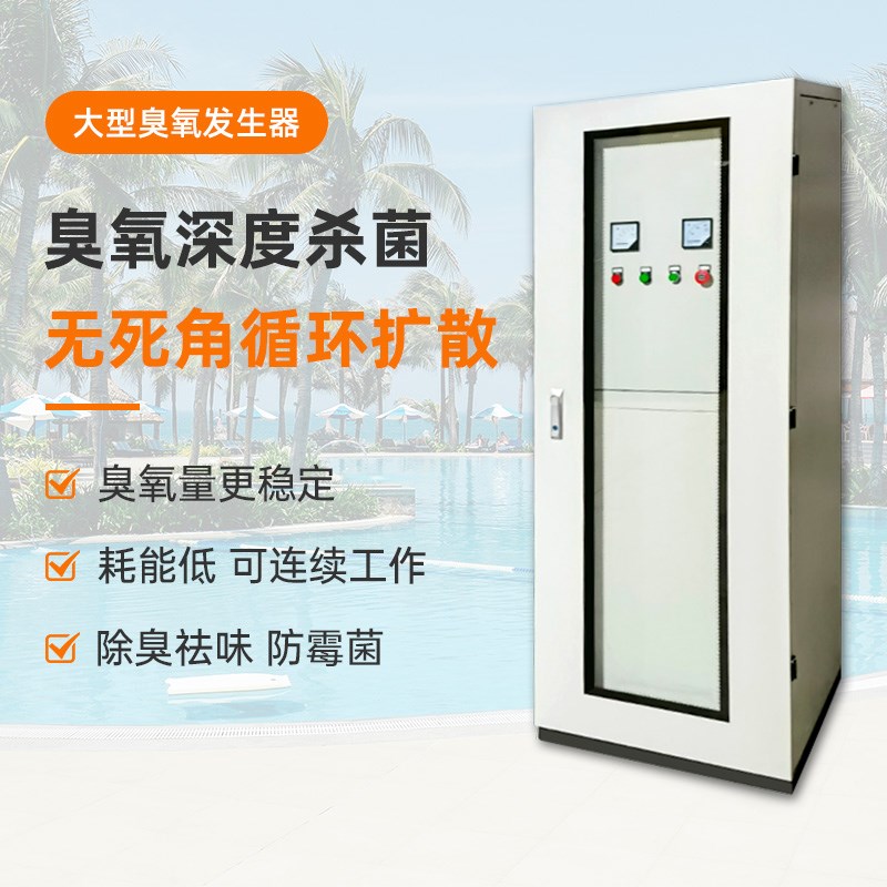 大型臭氧发生器水处理模块氧气源消毒机柜游泳池净化臭氧机