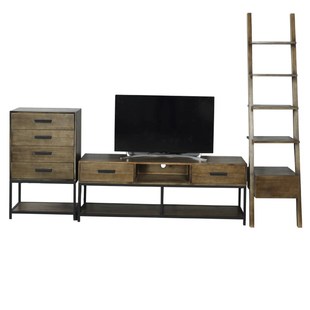 l工业风家具实木电视柜茶几装客厅创意复古电视柜边柜