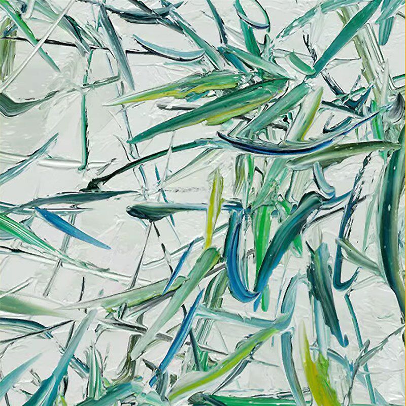 付毅兵装饰画高级感别墅玄关背景墙挂画艺术家画竹子油画如竹之梦,家居饰品,版画,淘宝优惠券,粉丝福利购,淘宝优惠卷