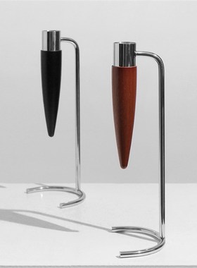 现代创意金属烛台桌面样板房售楼处桌面电视柜餐桌软装饰品