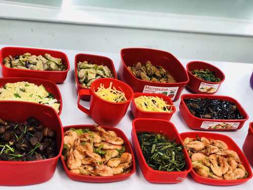 item 饭盒微波炉加热专用碗器皿保鲜耐热带盖塑料家用蒸盒盘