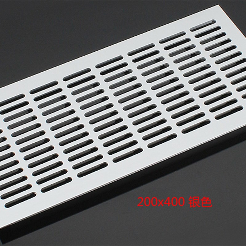 冲孔散热出风口多孔板铝合金小百叶鞋柜橱柜通透气孔盖板加长加厚