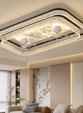 风扇吸顶灯卧室电扇灯客厅主灯2025新款全屋中山灯具套餐组合