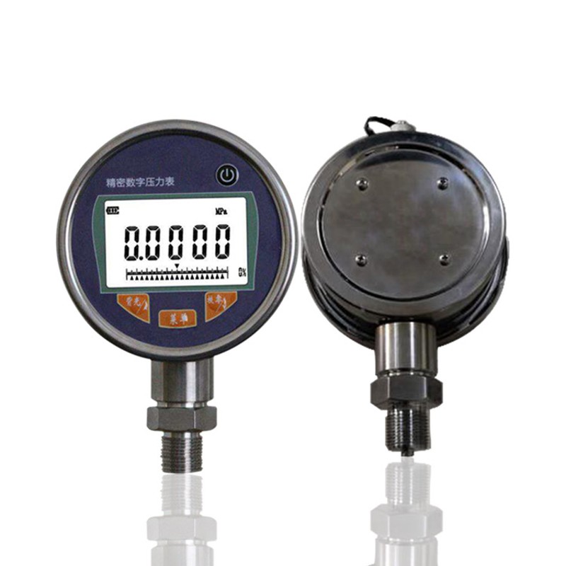 5位数显液晶压力表电子数显微压表径向数显膜盒压力表Y100 0KP