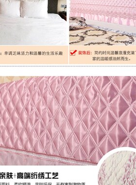 木头床头罩夹棉22新款加厚床头防尘罩床头床头罩全包