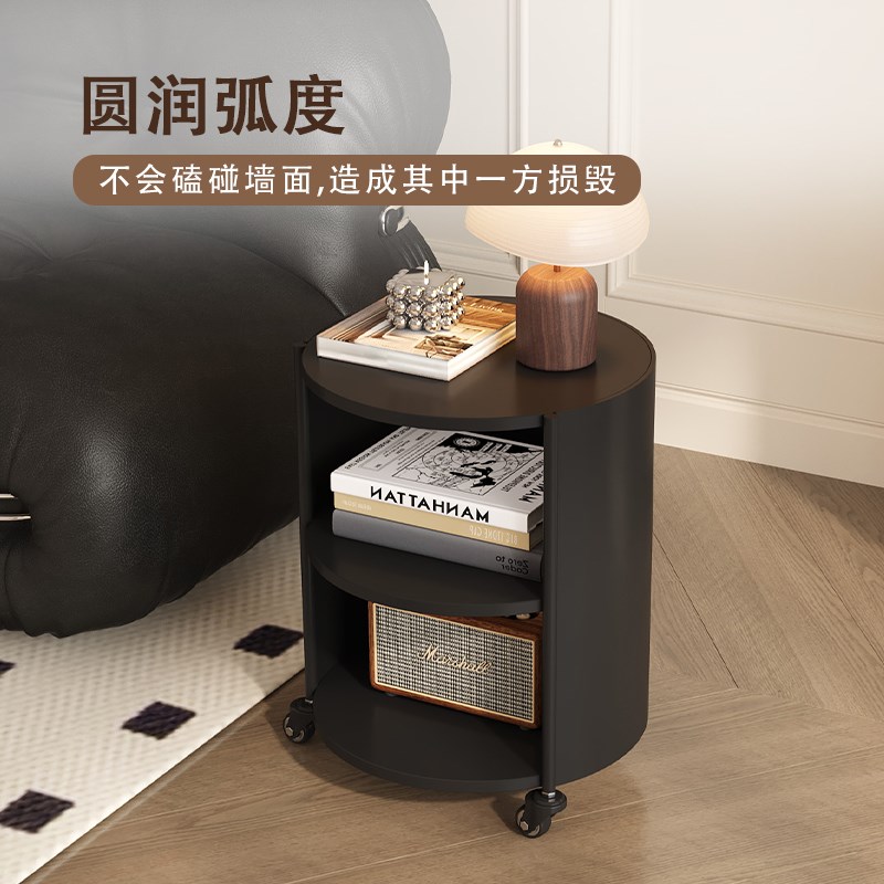 法式复古家用创意迷你茶几床头桌子客厅沙发可移动边几铁艺小圆桌
