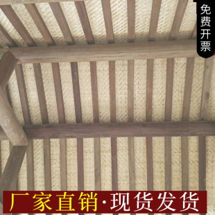 竹席墙面装饰吊顶民宿酒店复古竹编席墙装修工地草席晒茶叶晾晒