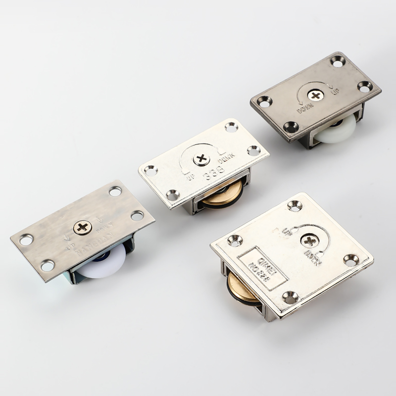 338衣柜趟门轮实木门滑轮导轨家具移推拉门老式移门轮吊门小轨道