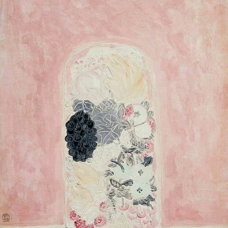 新中式挂画植物花卉装饰画常玉油画婚礼花饰手绘书房娱乐场所图片