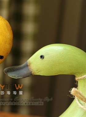 北欧装饰 木质套三鸭子 新婚结婚礼物 时尚创意家居饰品摆件婚庆