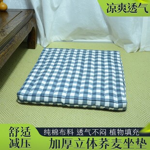 荞麦坐垫防屁股痛学生椅垫办公久坐E不累神器飘窗厚蒲团凉席可填