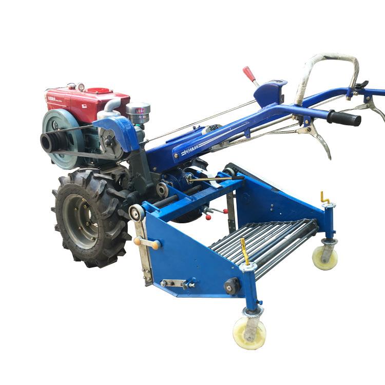 手扶拖拉机带土豆收获机80型红薯收获机土豆双行收获机