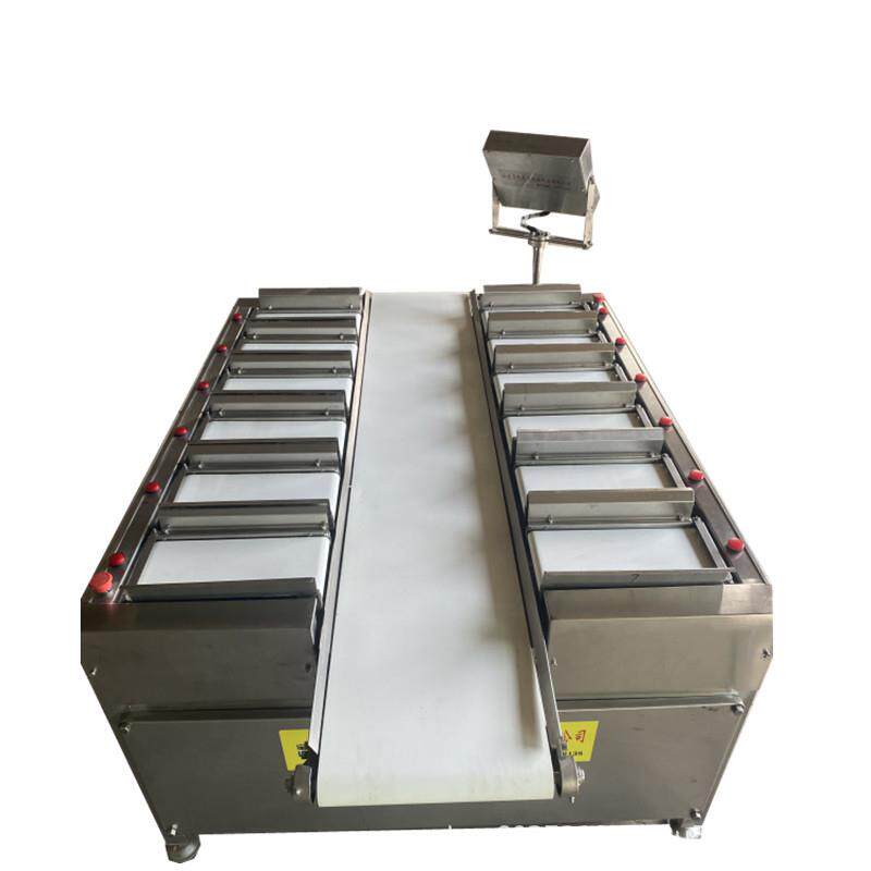 芒果多工位配重组合秤海参鲍鱼多级组合秤榴莲肉定量称重设备