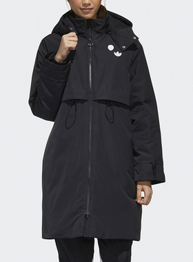 Adidas/阿迪达斯正品三叶草 Bellista Parka女子休闲羽绒服GQ1237