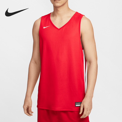 Nike/耐克官方正品运动男士篮球训练双面穿无袖背心T恤IB8827-657