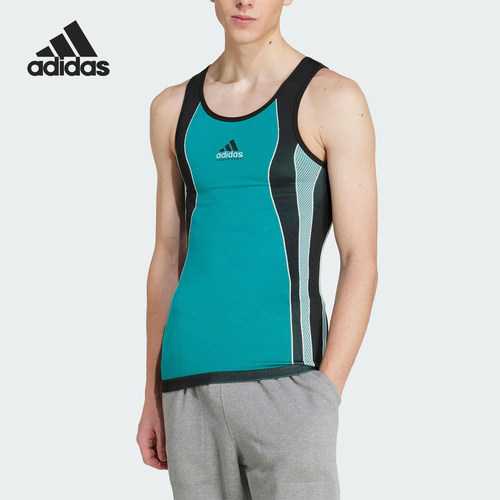 Adidas/阿迪达斯官方正品EQT TANK TOP男士紧身运动背心JP0353