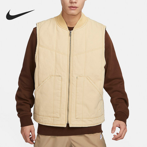 Nike/耐克官方正品Life男士复古宽松工装坎肩棉马甲FQ1862-252