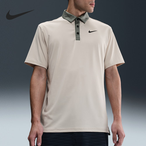 Nike/耐克官方正品Tour Dri-FIT男士高尔夫翻领短袖T恤FZ7502-104