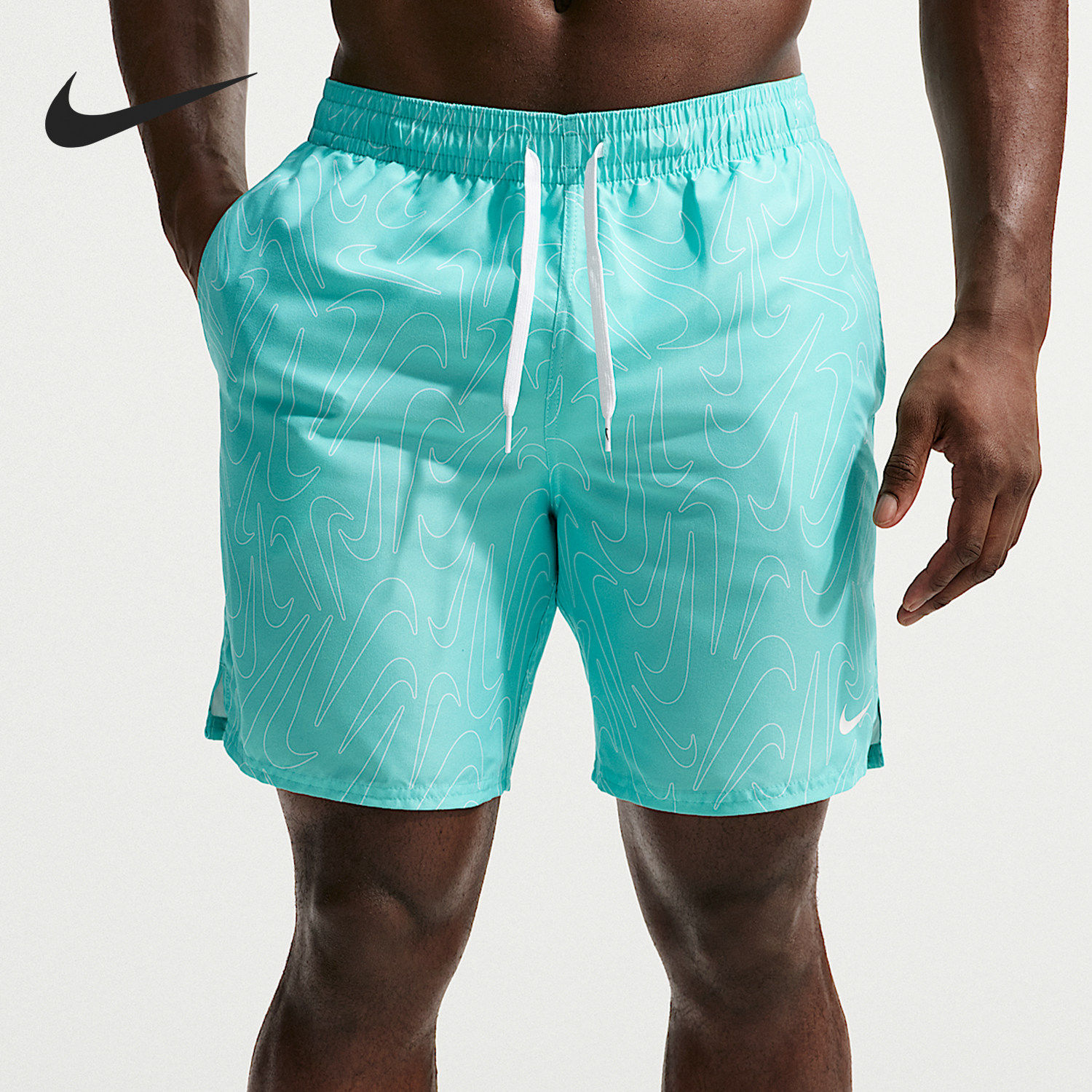 Nike/耐克官方正品Swim Breaker男士沙滩时尚复古短裤IQ7753-368