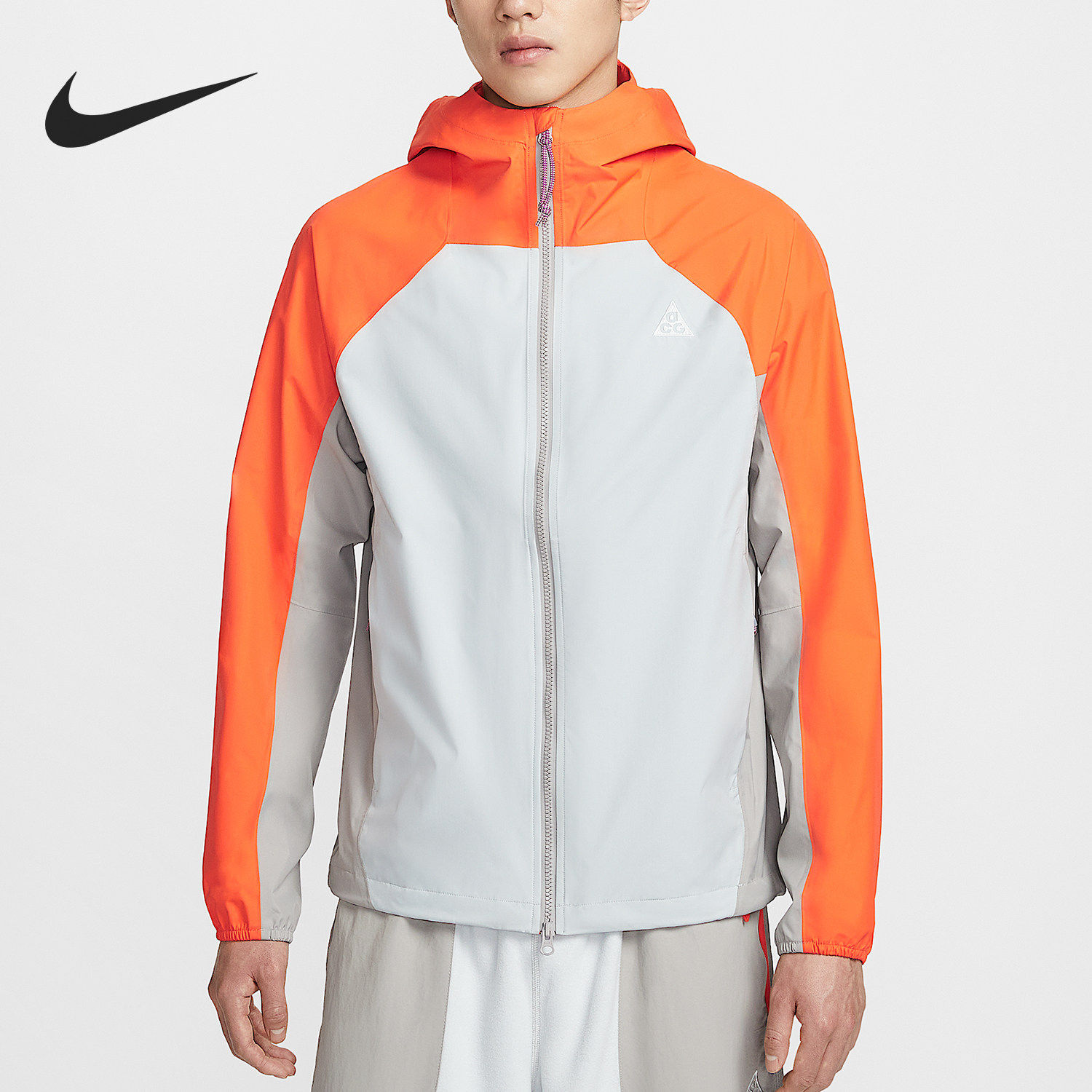 Nike/耐克官方正品2026男士户外运动耐穿防风冲锋衣IF1144-820 - 实物图