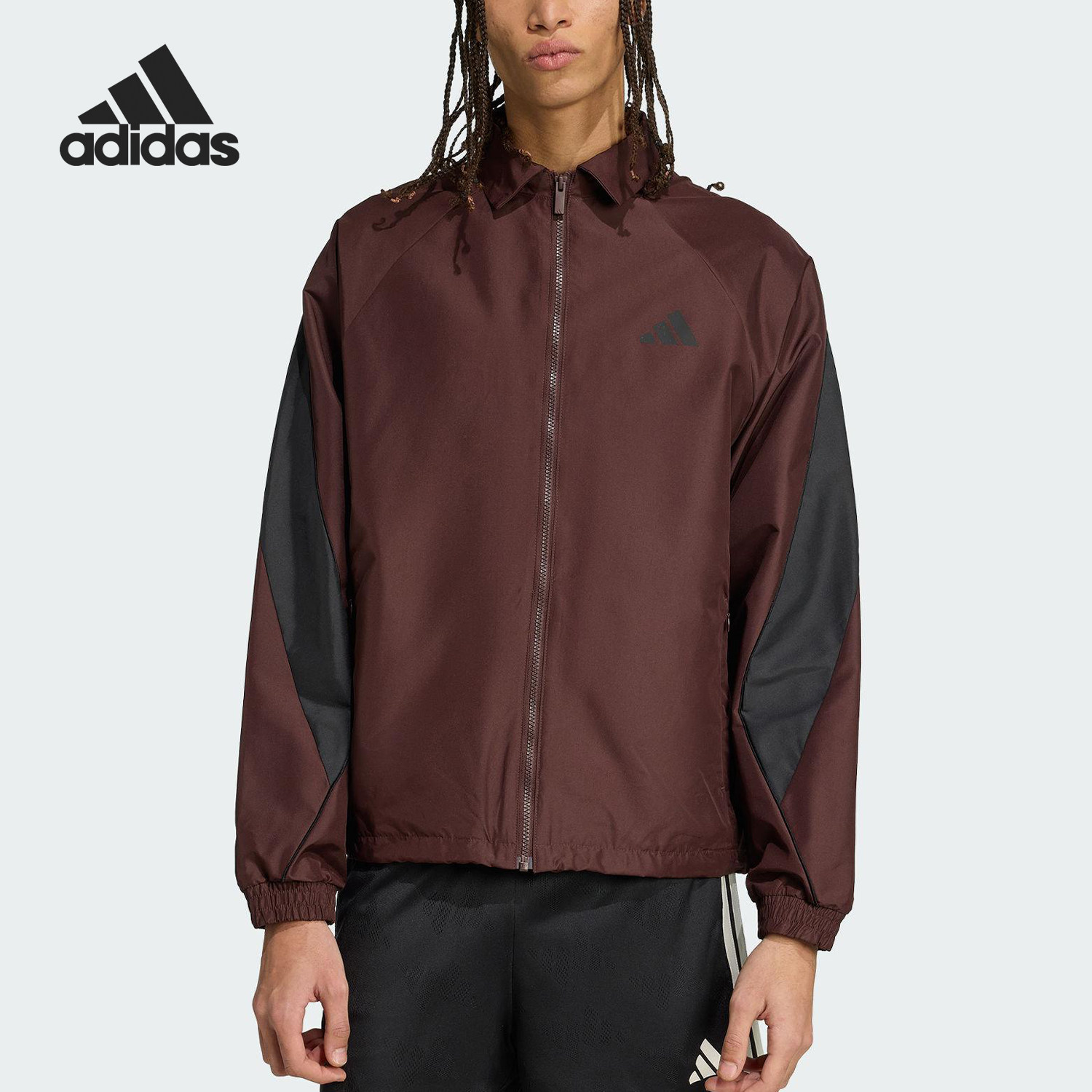 Adidas/阿迪达斯官方正品M STA SEAS TT男士梭织宽松外套KB7621 - 实物图