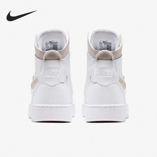 Nike/耐克官方正品夏季款女士高帮抽绳耐磨运动板鞋BQ3611-100