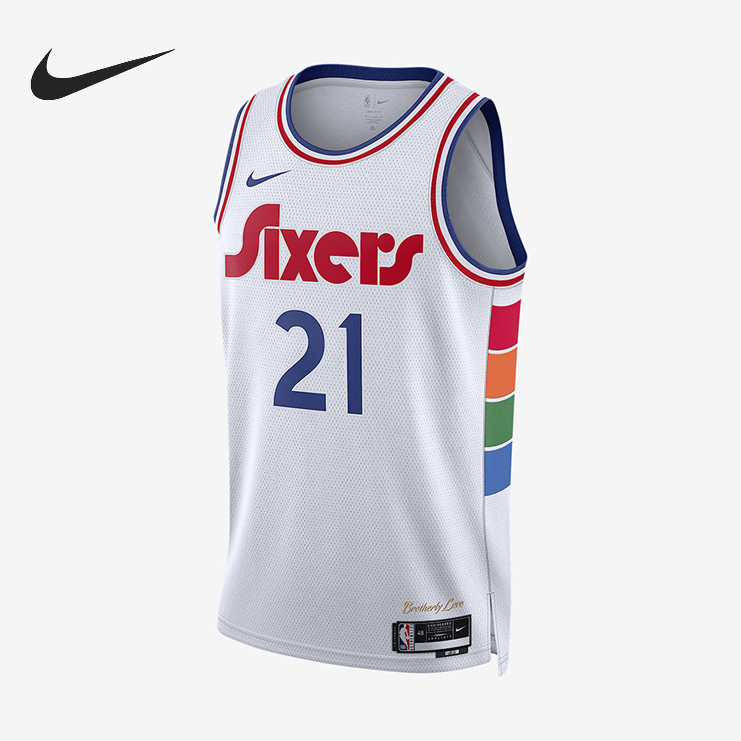 Nike/耐克官方正品男士图案圆领套头无袖篮球背心T恤FQ4355-101
