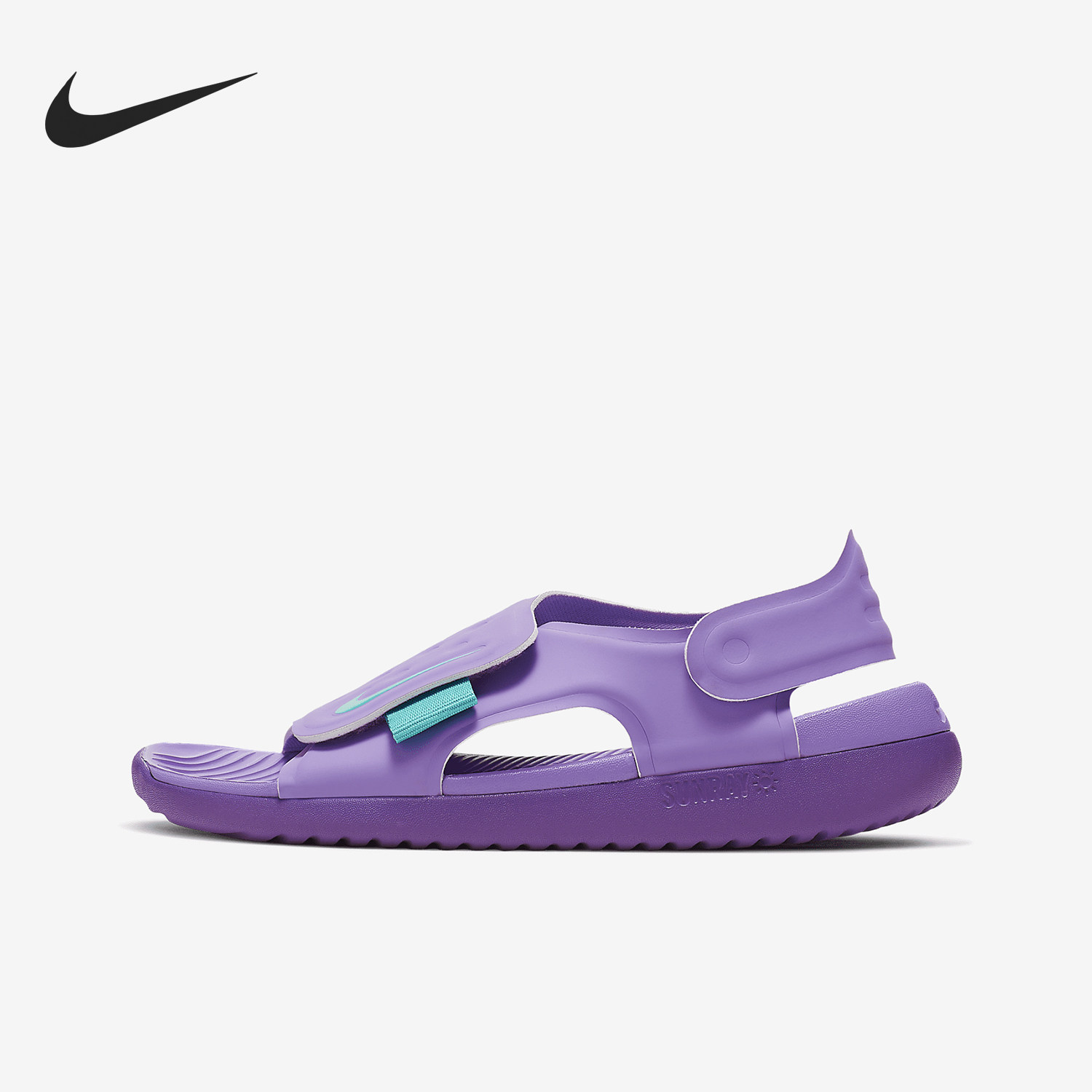 Nike/耐克正品夏季新款大童时尚轻便缓震透气沙滩运动凉鞋 AJ9076