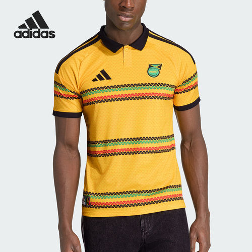 Adidas/阿迪达斯官方正品JFF H JSY 男士透气运动修身球衣KD0959