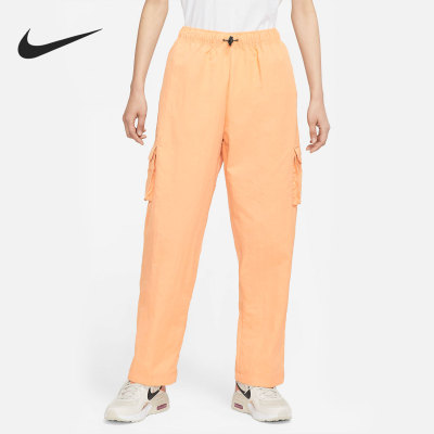 Nike/耐克官方正品春季新款女子休闲宽松梭织工装长裤 DO7210-851