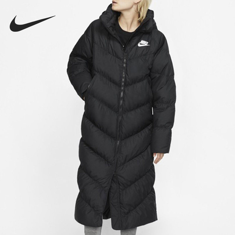 Nike/耐克官方正品舒适女子保暖运动中长款羽绒服 DV0775-010